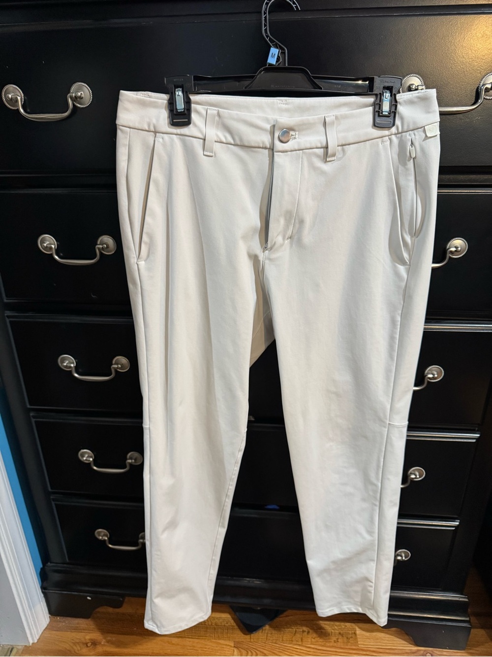 Mens White Lululemon Commission Pant